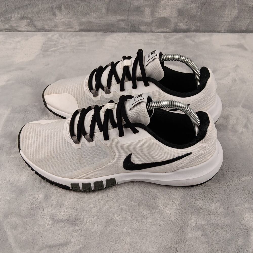 Nike Flex Control TR4 Men's Size 8.5 Running Training Shoes White Black Gray - Picture 3 of 10